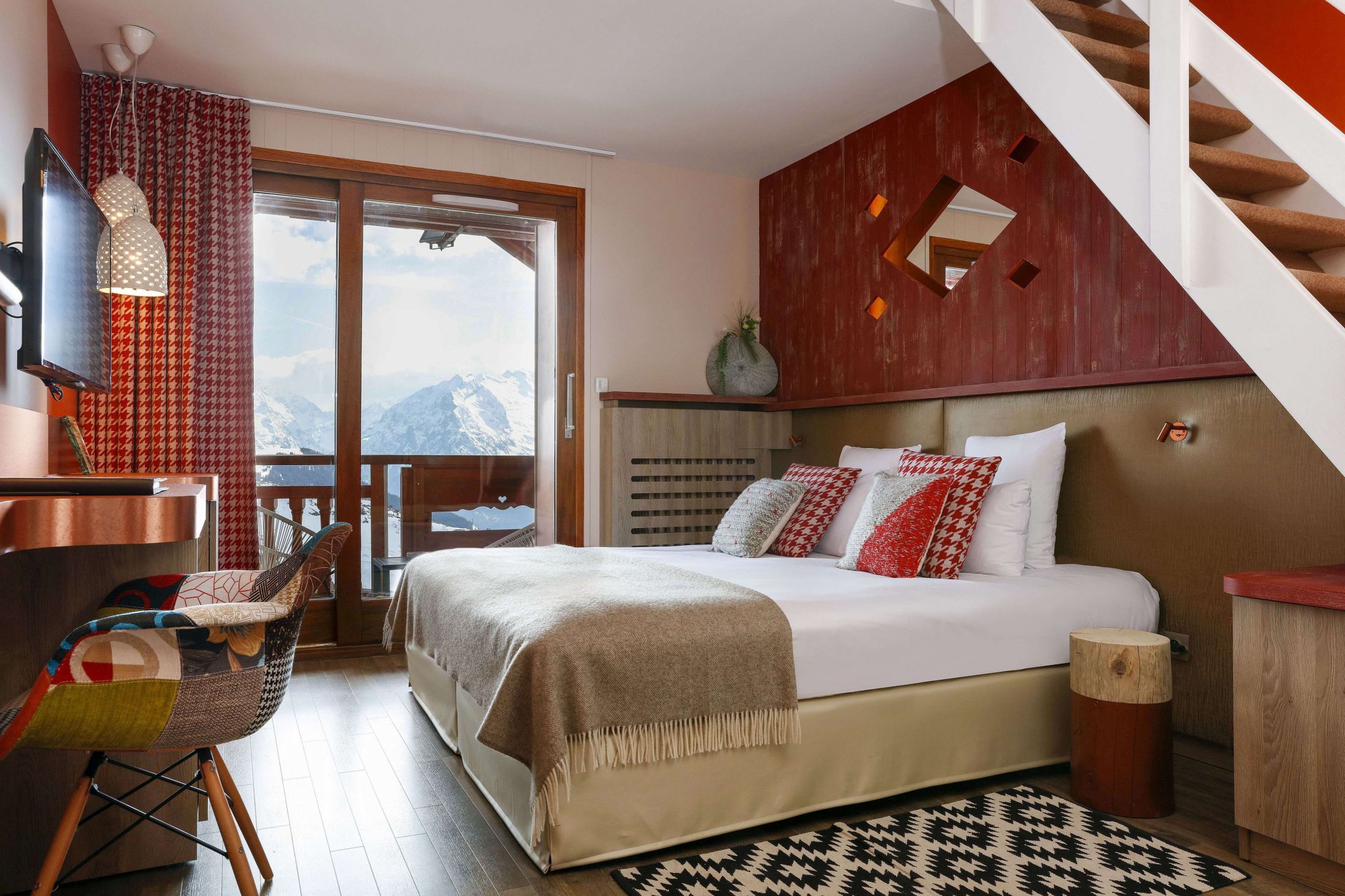 Grandes Rousses Hôtel & Spa - Chambre Duplex Panoramique