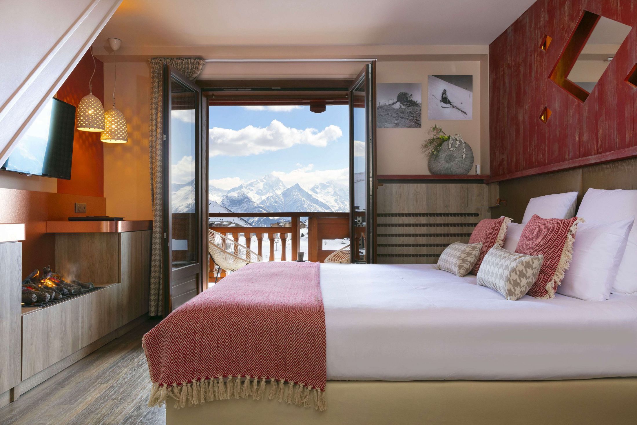 Grandes Rousses Hôtel & Spa - Chambre Duplex Panoramique